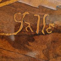 Tavolino Emile Galle' Art Nouveau