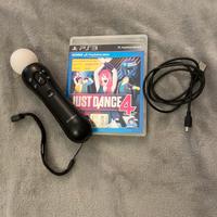 (PS3) Just Dance 4 + Sony Playstation Move + Cavo