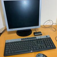 Tastiera e mouse wireless + scheda pc