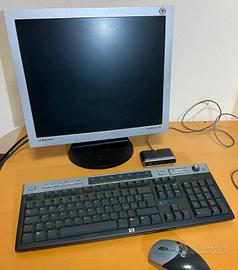 Tastiera e mouse wireless + scheda pc