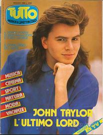 Rivista TUTTO 1986 TAYLOR/COCKROBIN/CULTURE CLUB