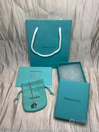 Collana Tiffany & Co. cuore argento con scatola