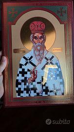 Icona ortodossa San Basilio di Ostrog