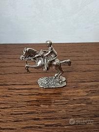 Miniatura vintage in argento 800