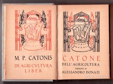 Catone Marcus Porcius Cato Dell'agricoltura 1929 r