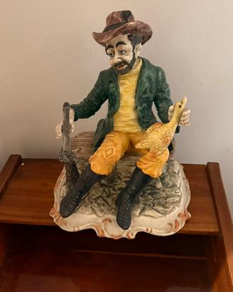 Ceramica soggetto cacciatore