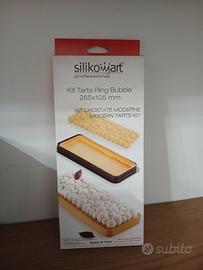 tortiera silikomart tart ring bubble