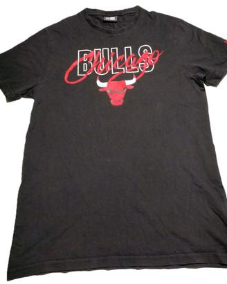 Maglietta New Era Chicago Bulls Nera M Unisex Otti