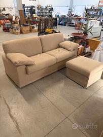 Divano sfoderabile in Lino 200 cm
