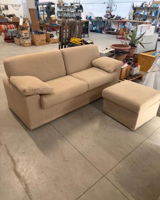 Divano sfoderabile in Lino 200 cm