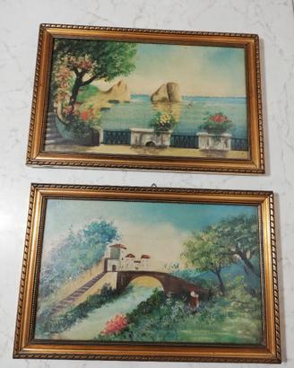 Dipinti ad olio 1961 ( Capri e campagna romana )