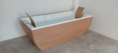 Vasca Design Blu Bleu Mod. Blis - NUOVA - Legno
