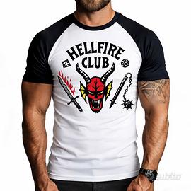 T-shirt HELLFIRE CLUB Stranger Things ** NUOVA **