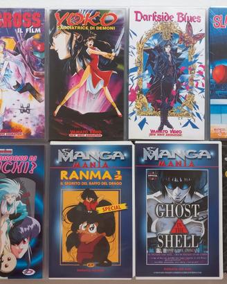 Anime - 16 VHS cartoni animati giapponesi