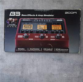 Zoom B3 - Multieffetto & Simulatore per Basso