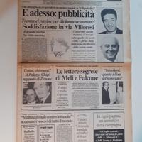 LA REPUBBLICA Aprile 1989 -  E adesso: pubblicità