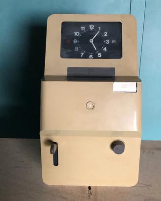 Orologio Marcatempo Timbracartellini Vintage Anni