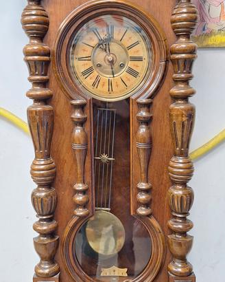 orologio da parete a pendolo antiquariato 