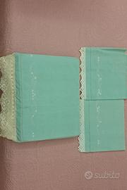 Lenzuola ricamate a mano