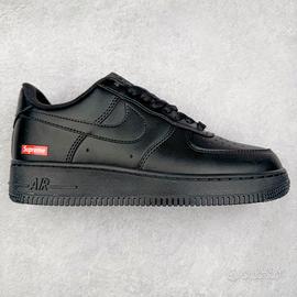 Supreme x Nike Air Force 1 Box Logo Nero 38