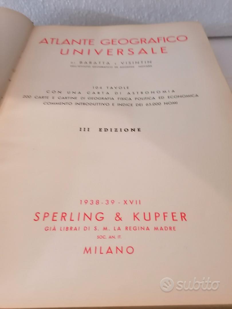 atlante geografico universale terza edizione - Libri e Riviste In vendita a  Milano
