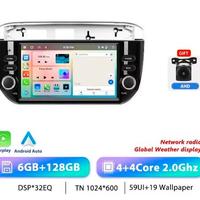 Autoradio per Fiat Punto Evo con sistema Android.