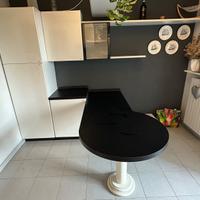 Mobile cucina bianco e nero