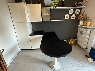 Mobile cucina bianco e nero