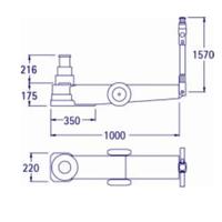 Sollevatore Oleopneumatico Pasquin P303NV Usato –