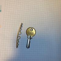 Ferma foulard vintage argento e oro