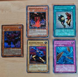 carte Konami yu gi oh versione tedesca prima ed. 