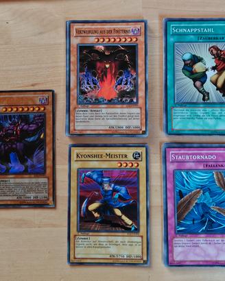 carte Konami yu gi oh versione tedesca prima ed. 
