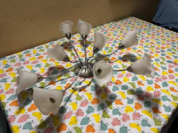 Lampadario Made in Italy a 9 Luci – Design a Fiore