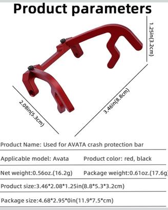 Protezione Crash Bar / Ghimbal Avata 1