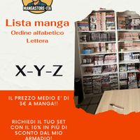 Lotto Manga vari - Entra nel profilo - X-Y-Z