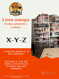 Lotto Manga vari - Entra nel profilo - X-Y-Z