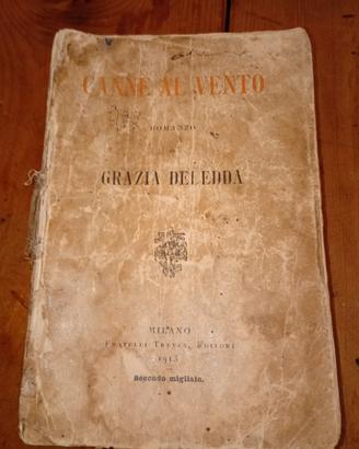 Canne al Vento di Grazia Deledda libro del 1913