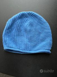 Cappello Benetton Azzurro -Berretto in lana/maglia