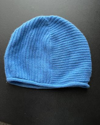 Cappello Benetton Azzurro -Berretto in lana/maglia