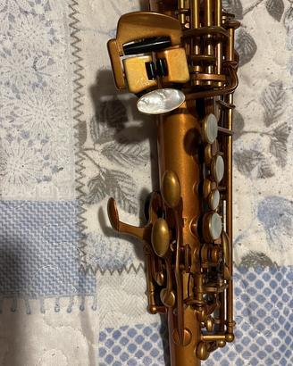 Sax Sassofono soprano Lupifaro Gold Vintage Bronzo