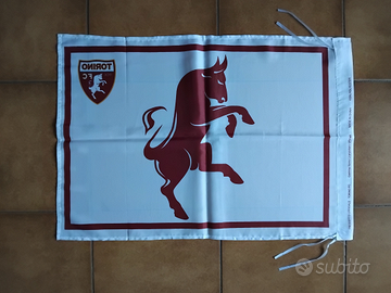 Bandiera Sfondo Bianco (50X74) Torino Fc Calcio