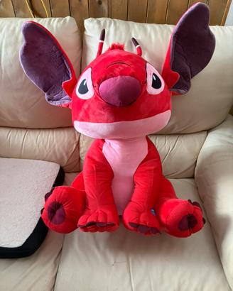 Peluche gigante 80/100cm circa stitch rosso/angel