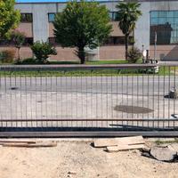 Cancello scorrevole zincato 4,55m x 1,45m