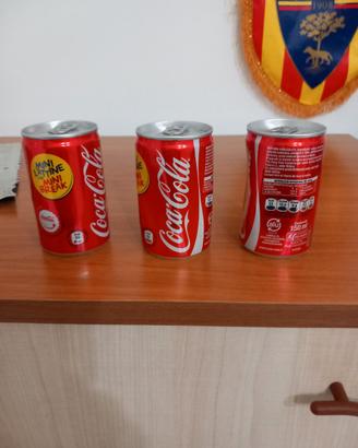 Collezione lattine cocacola
