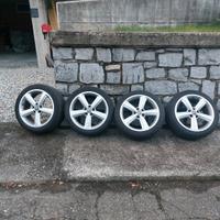 Cerchi lega 18" Audi Vw Skoda + gomme estive