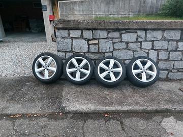 Cerchi lega 18" Audi Vw Skoda + gomme estive
