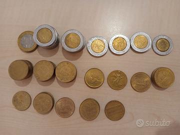 Lire italiane monete varie e banconote