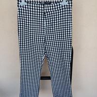 Pantaloni  a Quadretti Vichy Zara Taglia M