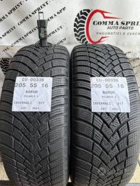 2 PNEUMATICI 205/55 R16 BARUM INVERNALI 80%