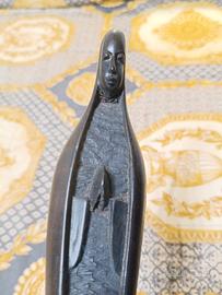 Arte Africana  di ebano statua religiosa della Mad